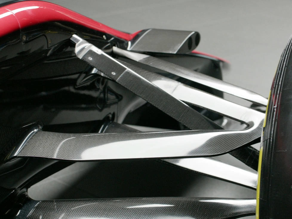 Vorderradaufhängung und Onboard-Kamera des McLaren-Honda MP4-30