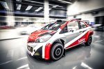 Studioaufnahme des Toyota Yaris WRC