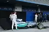 Bild zum Inhalt: Der neue Silberpfeil: Mercedes präsentiert den F1 W06 Hybrid