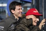 Toto Wolff und Niki Lauda (Mercedes) 