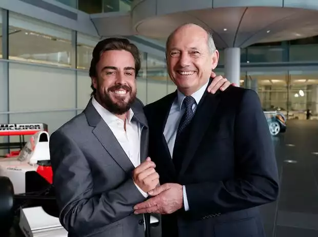Titel-Bild zur News: Fernando Alonso, Ron Dennis