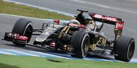 Bild zum Inhalt: Besser spät als nie: Maldonado mit Lotus-Testauftakt zufrieden