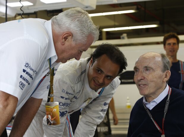 Titel-Bild zur News: Frank Williams, Pat Symonds, Felipe Massa