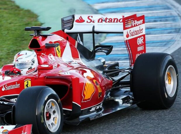 Sebastian Vettel, Ferrari, Heck