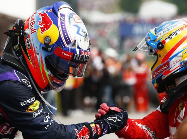 Titel-Bild zur News: Daniel Ricciardo, Fernando Alonso