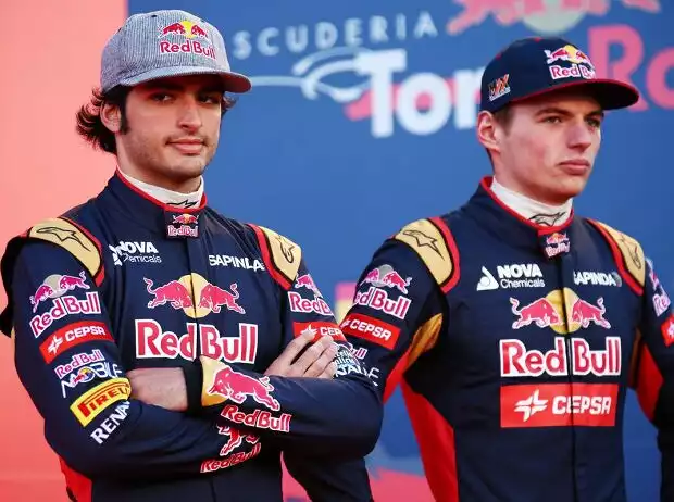 Max Verstappen, Carlos Sainz jun. Titel-Bild zur News: Max Verstappen, Carlos Sainz jun.