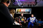 NASCAR Media Day: Tony Stewart (Stewart/Haas) und Brian Vickers (Waltrip) 