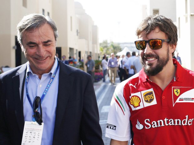 Carlos Sainz sen. und Fernando Alonso