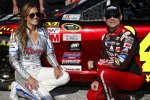 Jeff Gordon (Hendrick) und Miss Coors-Light Rachel Rupert