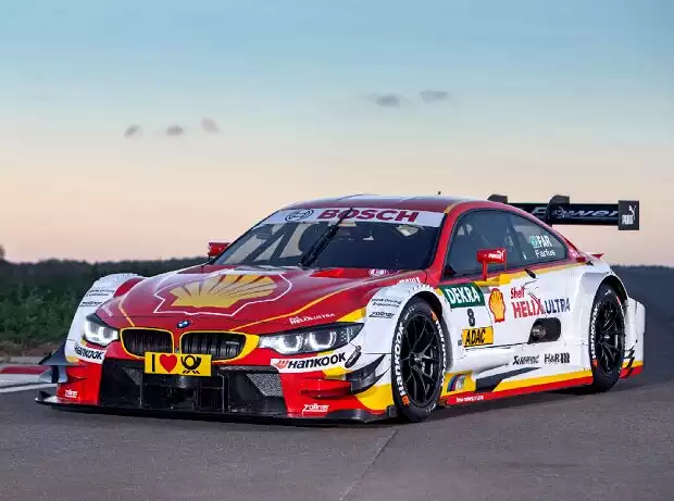 BMW M4 DTM im Shell-Design Titel-Bild zur News: BMW M4 DTM im Shell-Design