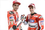 Andrea Dovizioso und Andrea Iannone (Ducati) 