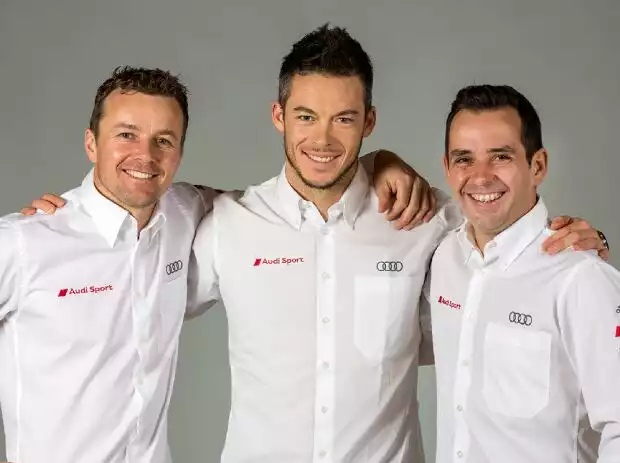 Andre Lotterer, Marcel Fässler, Benoit Treluyer Titel-Bild zur News: Andre Lotterer, Marcel Fässler, Benoit Treluyer
