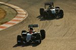Felipe Nasr (Sauber) und Pascal Wehrlein (Force India) 