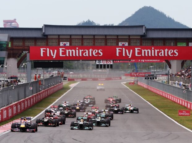 Titel-Bild zur News: Start zum Grand Prix von Südkorea 2013 in Yeongam
