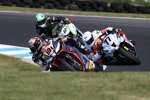 Jordi Torres (Aprilia) vor Jed Metcher (Race-Center-Kawasaki) und Roman Ramos (Go-Eleven-Kawasaki)