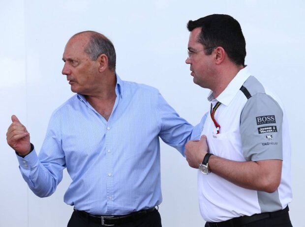 Ron Dennis, Eric Boullier Ron Dennis, Eric Boullier