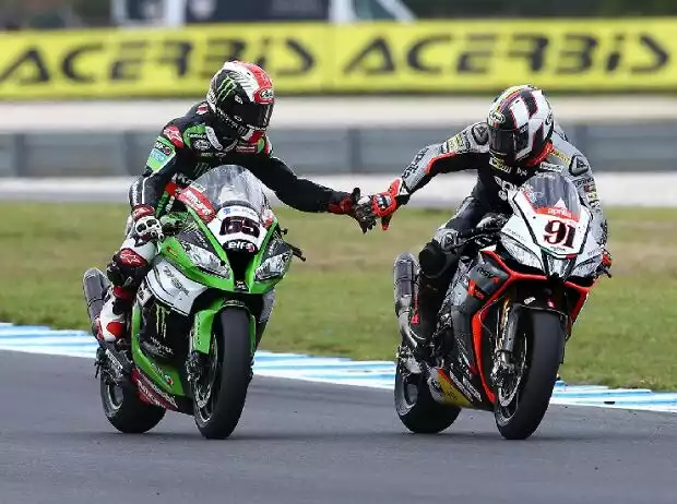 Jonathan Rea, Leon Haslam Titel-Bild zur News: Jonathan Rea, Leon Haslam