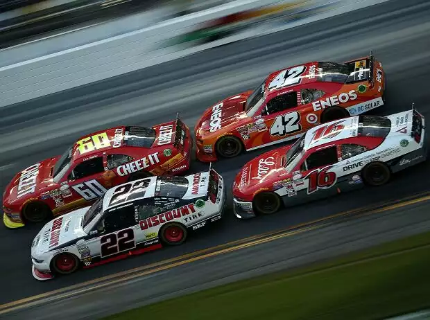 Chris Buescher, Brad Keselowski, Kyle Larson, Ryan Reed Titel-Bild zur News: Chris Buescher, Brad Keselowski, Kyle Larson, Ryan Reed