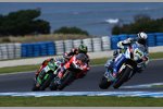 Randy de Puniet vor Troy Bayliss 