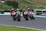 Chaz Davies, Jonathan Rea, Leon Haslam und Michael van der Mark 