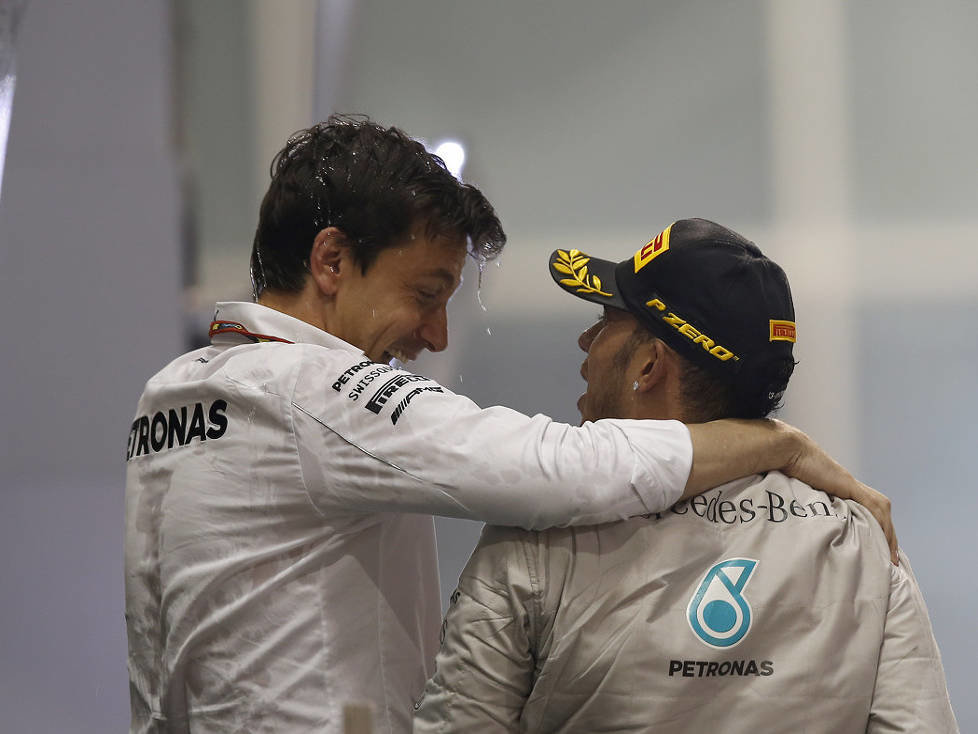 Toto Wolff, Lewis Hamilton