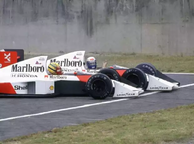 Ayrton Senna, Alain Prost Titel-Bild zur News: Ayrton Senna, Alain Prost