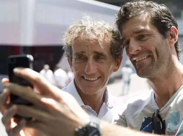 Alain Prost, Mark Webber Titel-Bild zur News: Alain Prost, Mark Webber