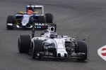 Valtteri Bottas (Williams) und Felipe Nasr (Sauber) 