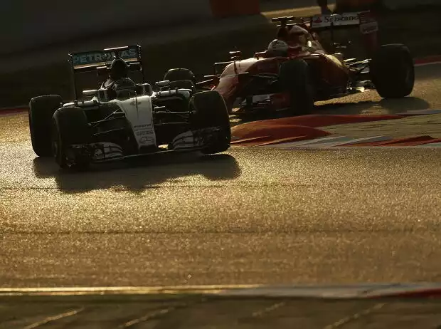 Nico Rosberg, Sebastian Vettel Titel-Bild zur News: Nico Rosberg, Sebastian Vettel
