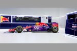 Lackierung des Red-Bull-Renault RB11 für die Formel-1-Saison 2015