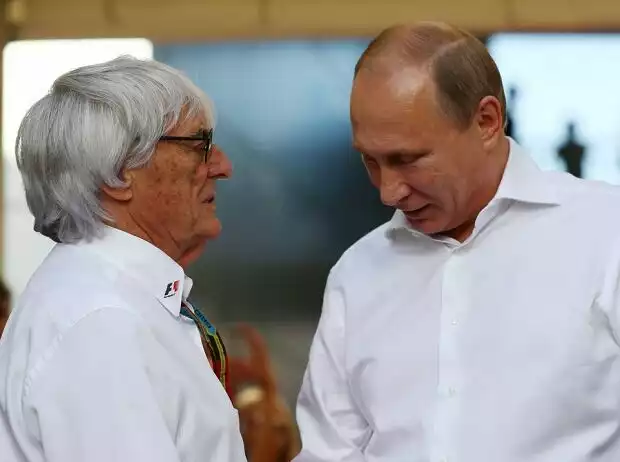 Bernie Ecclestone, Wladimir Putin Titel-Bild zur News: Bernie Ecclestone, Wladimir Putin