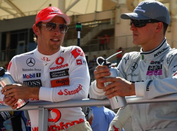 Michael Schumacher, Jenson Button