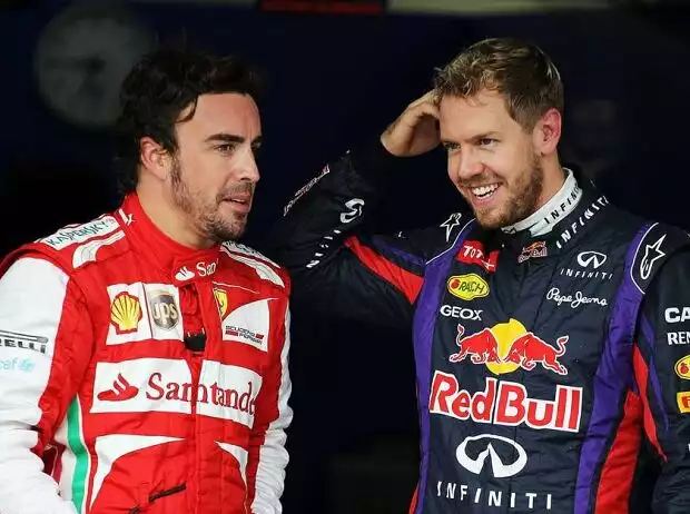 Fernando Alonso, Sebastian Vettel Titel-Bild zur News: Fernando Alonso, Sebastian Vettel