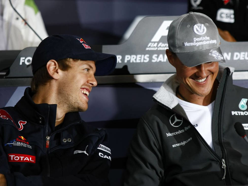 Sebastian Vettel, Michael Schumacher