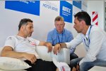 Yvan Muller (Citroen) mit Eric Neve und Francois Ribeiro