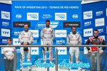 Yvan Muller (Citroen), Jose-Maria Lopez (Citroen) und Sebastien Loeb (Citroen)