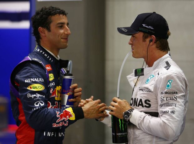 Titel-Bild zur News: Daniel Ricciardo, Nico Rosberg