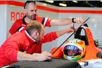 Sitzanpassung für Roberto Merhi (Manor Marussia) 