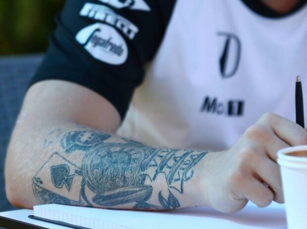 Kevin Magnussen, Tatto, Tätowierung Kevin Magnussen, Tatto, Tätowierung
