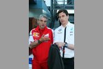 Maurizio Arrivabene und Toto Wolff 