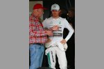 Niki Lauda und Nico Rosberg (Mercedes) 