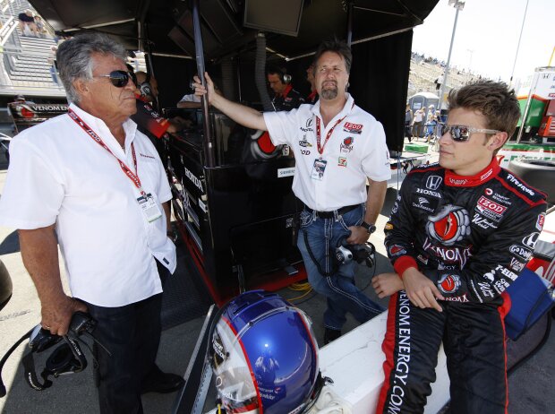 Marco, Michael und Mario Andretti Marco, Michael und Mario Andretti
