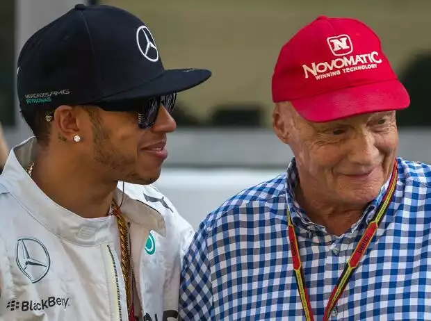 Lewis Hamilton, Niki Lauda Titel-Bild zur News: Lewis Hamilton, Niki Lauda