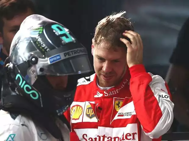 Nico Rosberg, Sebastian Vettel Titel-Bild zur News: Nico Rosberg, Sebastian Vettel