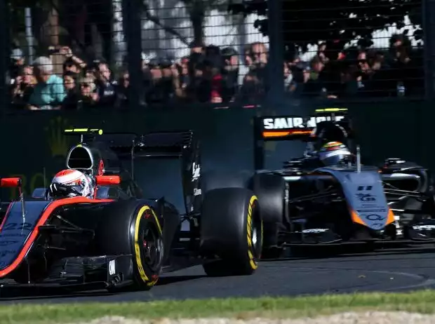 Titel-Bild zur News: Jenson Button, Sergio Perez