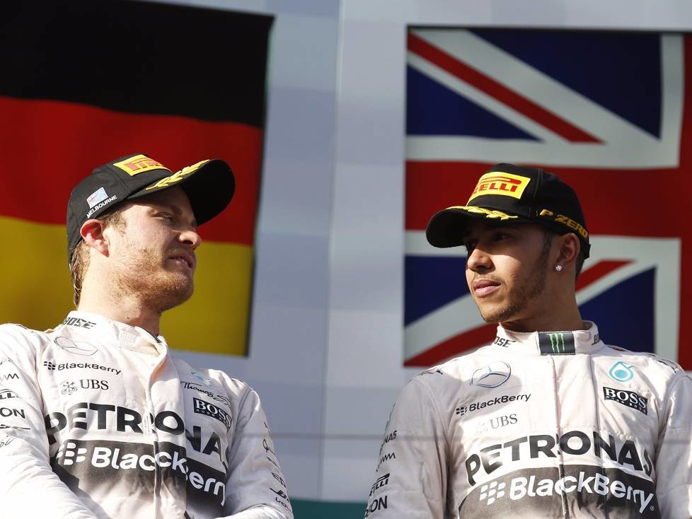 Nico Rosberg, Lewis Hamilton