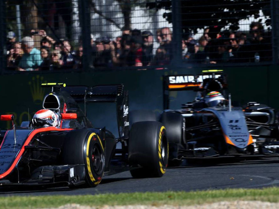 Jenson Button, Sergio Perez