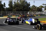 Marcus Ericsson (Sauber) und Sergio Perez (Force India) 