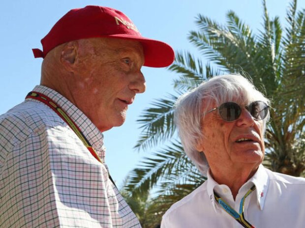 Titel-Bild zur News: Niki Lauda, Bernie Ecclestone