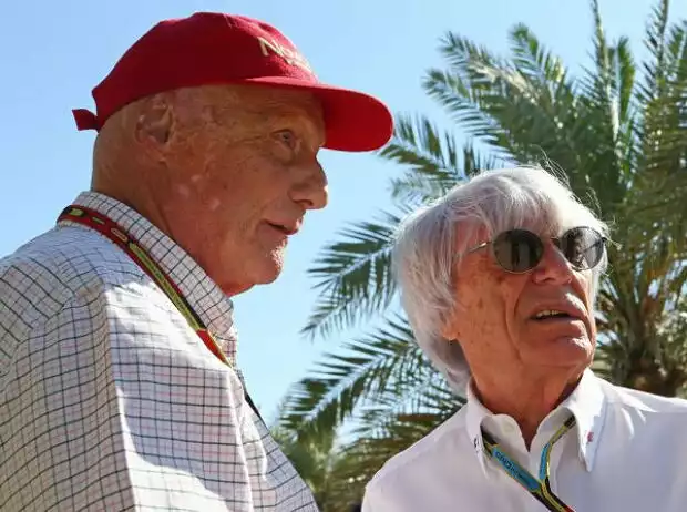 Niki Lauda, Bernie Ecclestone Titel-Bild zur News: Niki Lauda, Bernie Ecclestone
